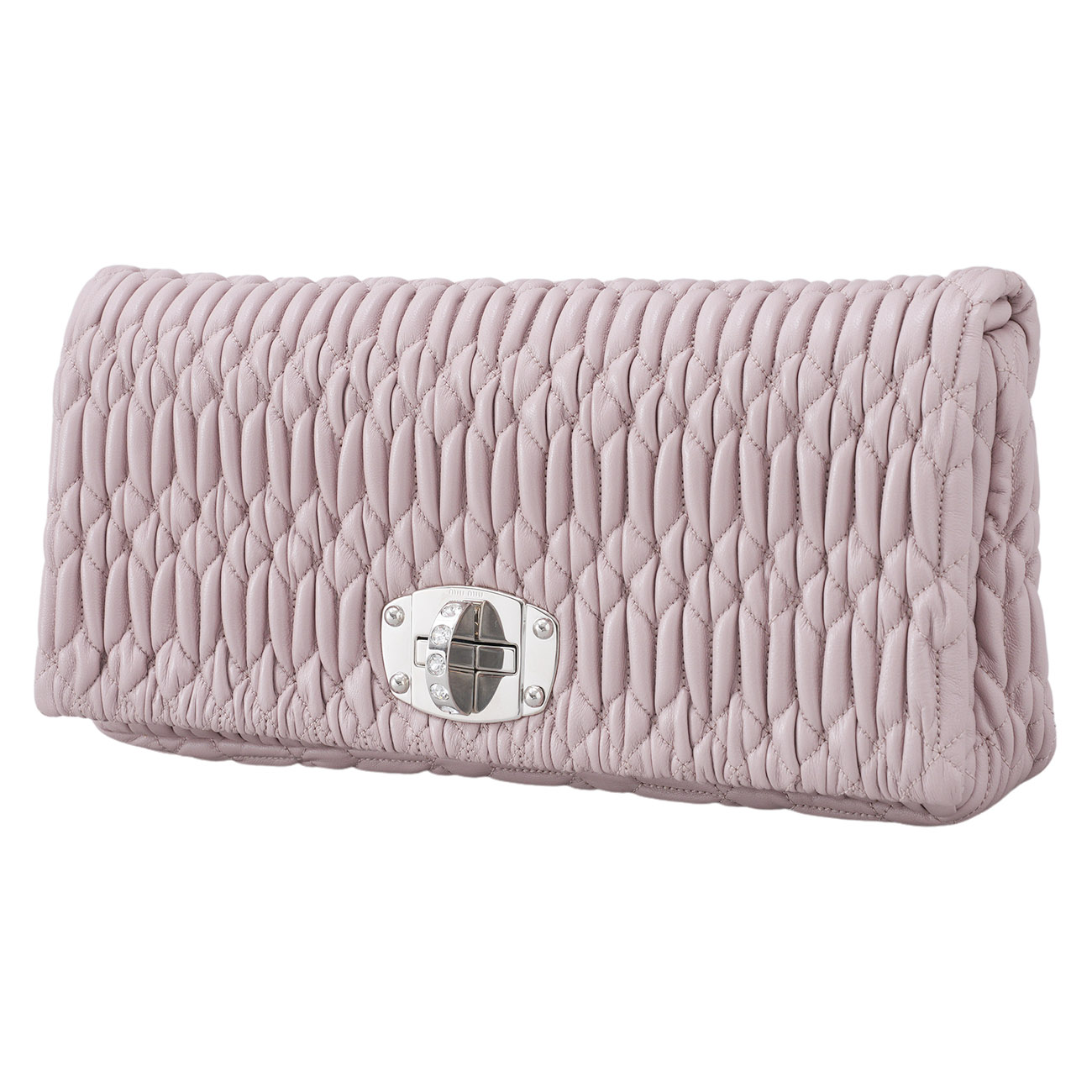 MIU MIU(USED)미우미우 마테라쎄 크리스탈 숄더백